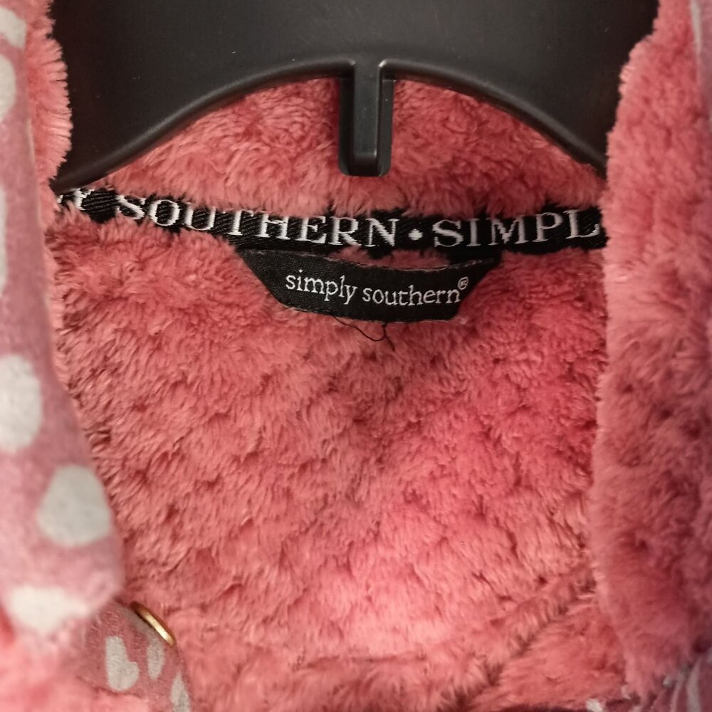 Simply Southern Plush Mauve Pink Pullover Sweater - Picture 6 of 7
